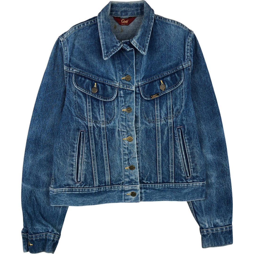 Vintage 70s-80'S Lee MS.LEE denim jacket, made in the USA, size S, women's. unclear blue type Vintage Second Hand