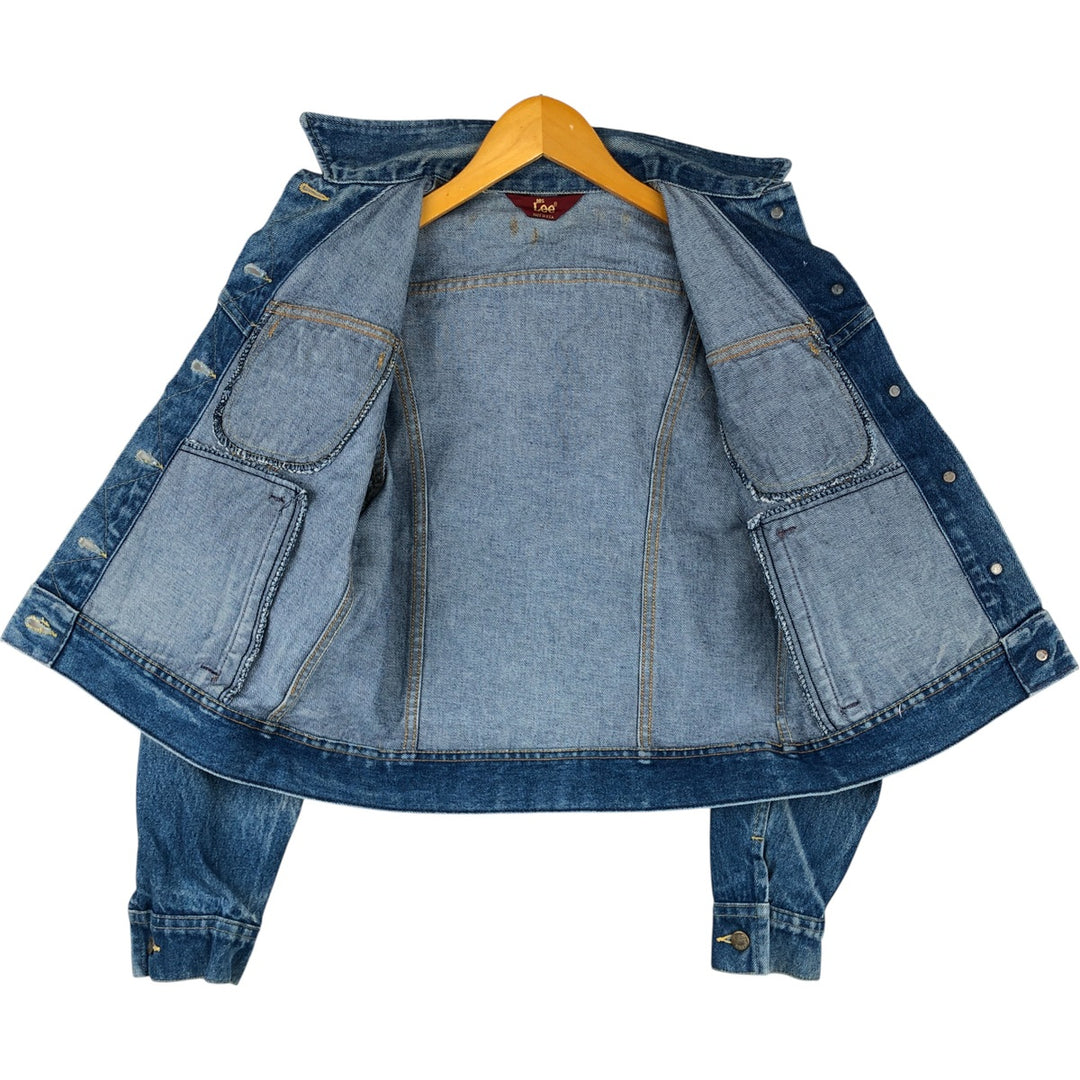 Vintage 70s-80'S Lee MS.LEE denim jacket, made in the USA, size S, women's. unclear blue type Vintage Second Hand