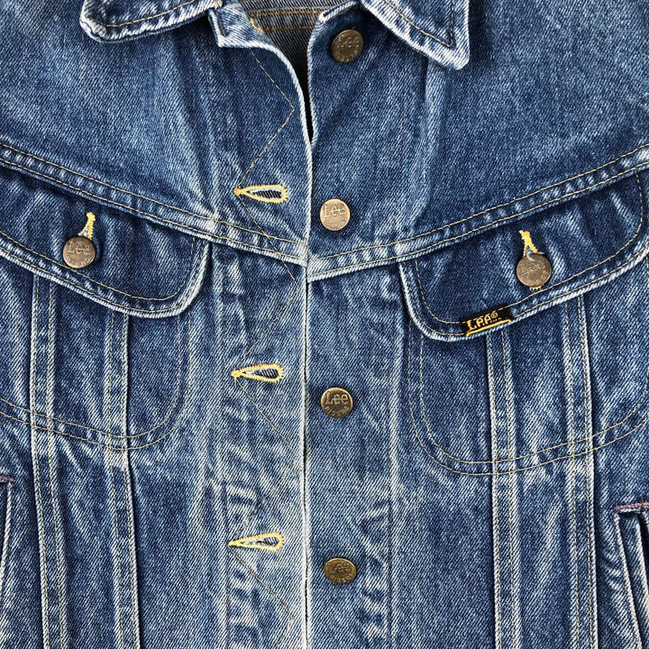 Vintage 70s-80'S Lee MS.LEE denim jacket, made in the USA, size S, women's. unclear blue type Vintage Second Hand
