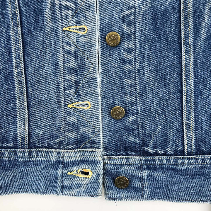 Vintage 70s-80'S Lee MS.LEE denim jacket, made in the USA, size S, women's. unclear blue type Vintage Second Hand