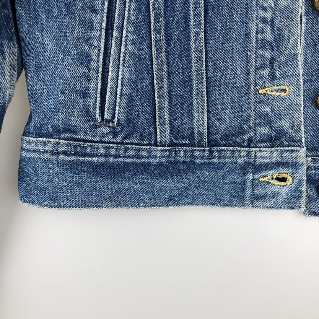 Vintage 70s-80'S Lee MS.LEE denim jacket, made in the USA, size S, women's. unclear blue type Vintage Second Hand