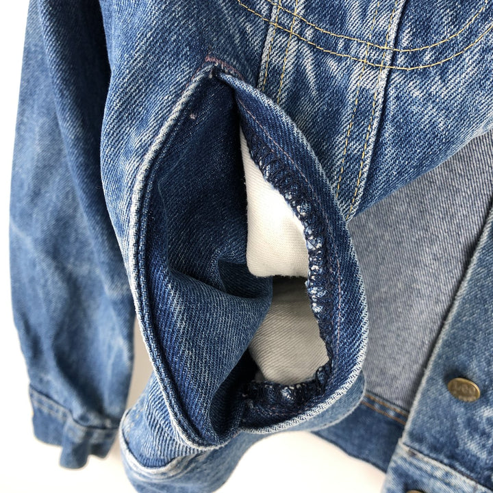 Vintage 70s-80'S Lee MS.LEE denim jacket, made in the USA, size S, women's. unclear blue type Vintage Second Hand