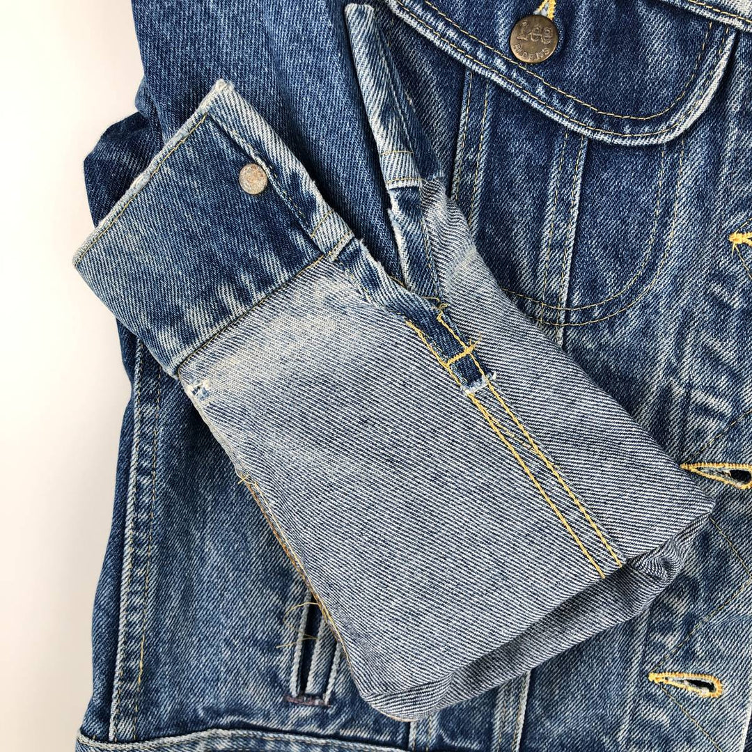 Vintage 70s-80'S Lee MS.LEE denim jacket, made in the USA, size S, women's. unclear blue type Vintage Second Hand