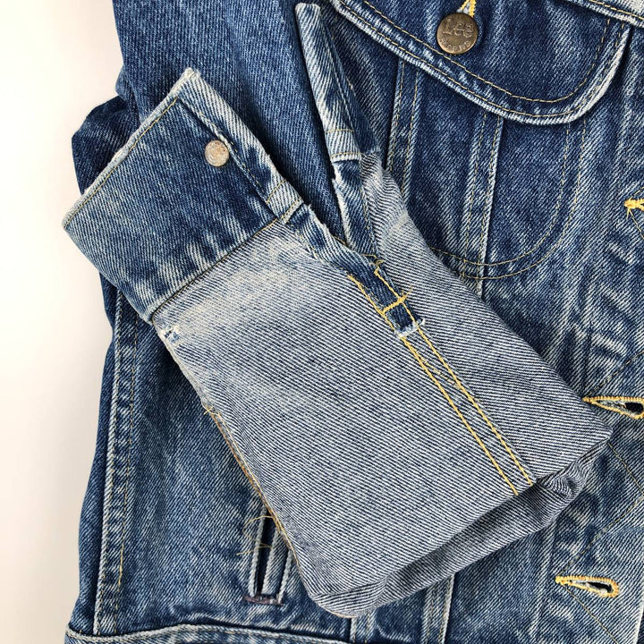 Vintage 70s-80'S Lee MS.LEE denim jacket, made in the USA, size S, women's. unclear blue type Vintage Second Hand
