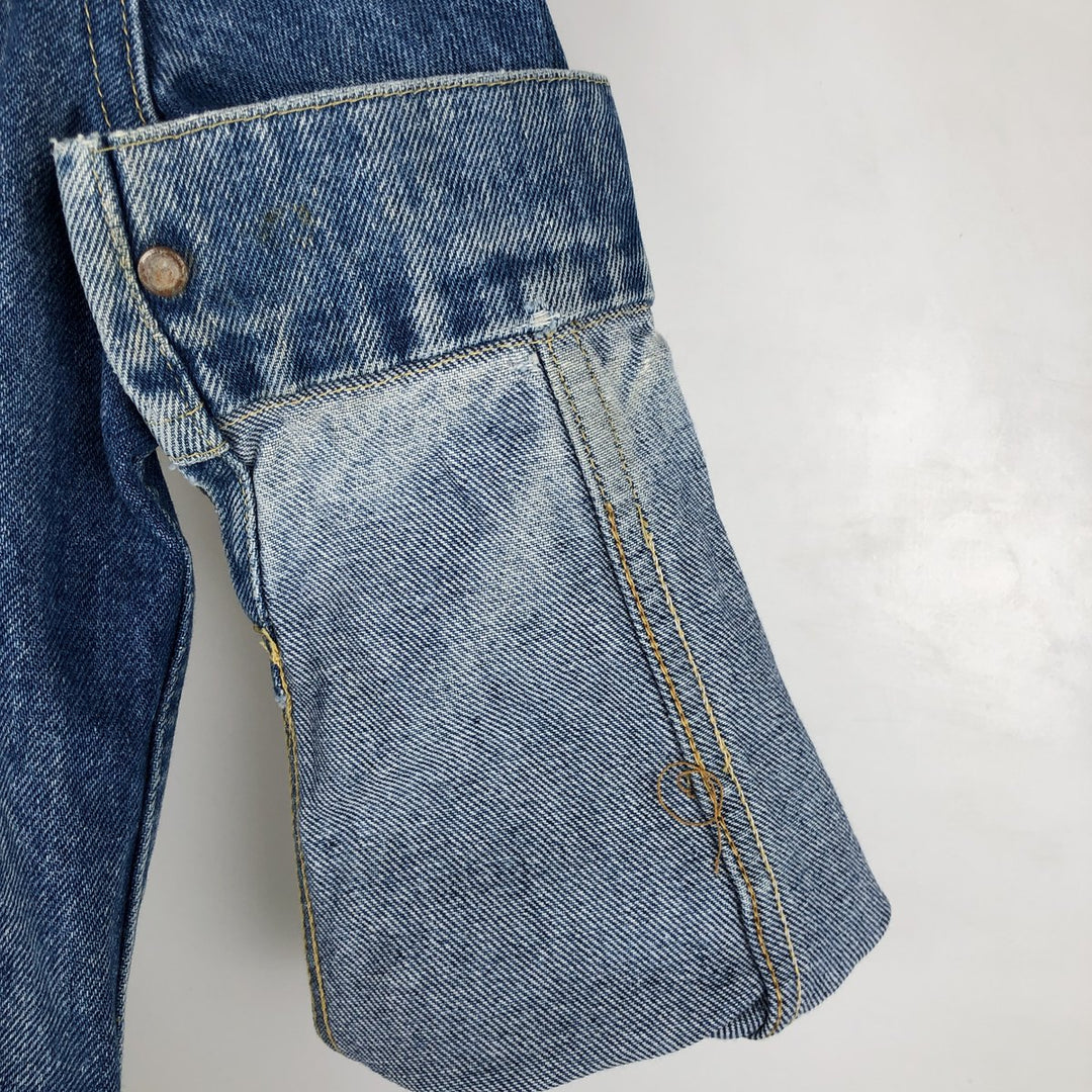 Vintage 70s-80'S Lee MS.LEE denim jacket, made in the USA, size S, women's. unclear blue type Vintage Second Hand