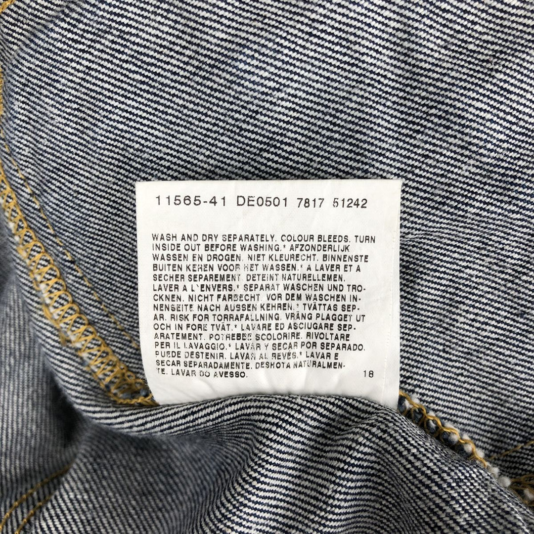 Lee denim jacket, size L, women's cotton blue type Vintage Second Hand