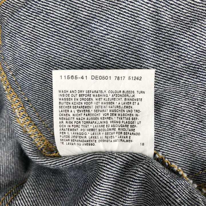 Lee denim jacket, size L, women's cotton blue type Vintage Second Hand