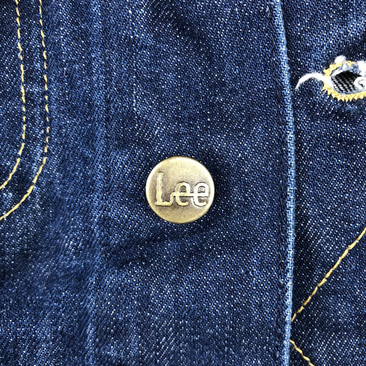 Lee denim jacket, size L, women's cotton blue type Vintage Second Hand
