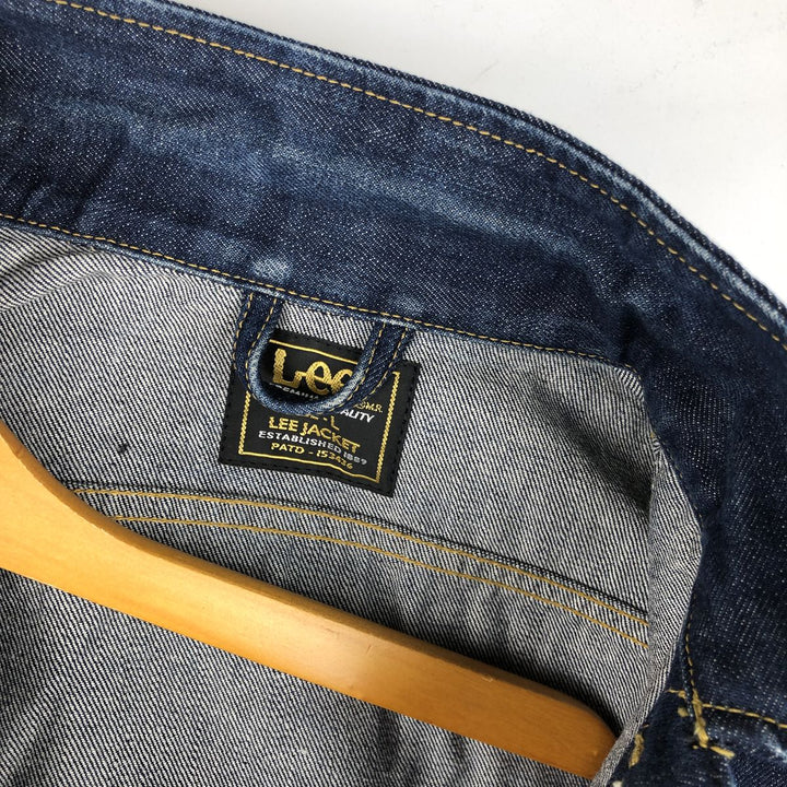 Lee denim jacket, size L, women's cotton blue type Vintage Second Hand