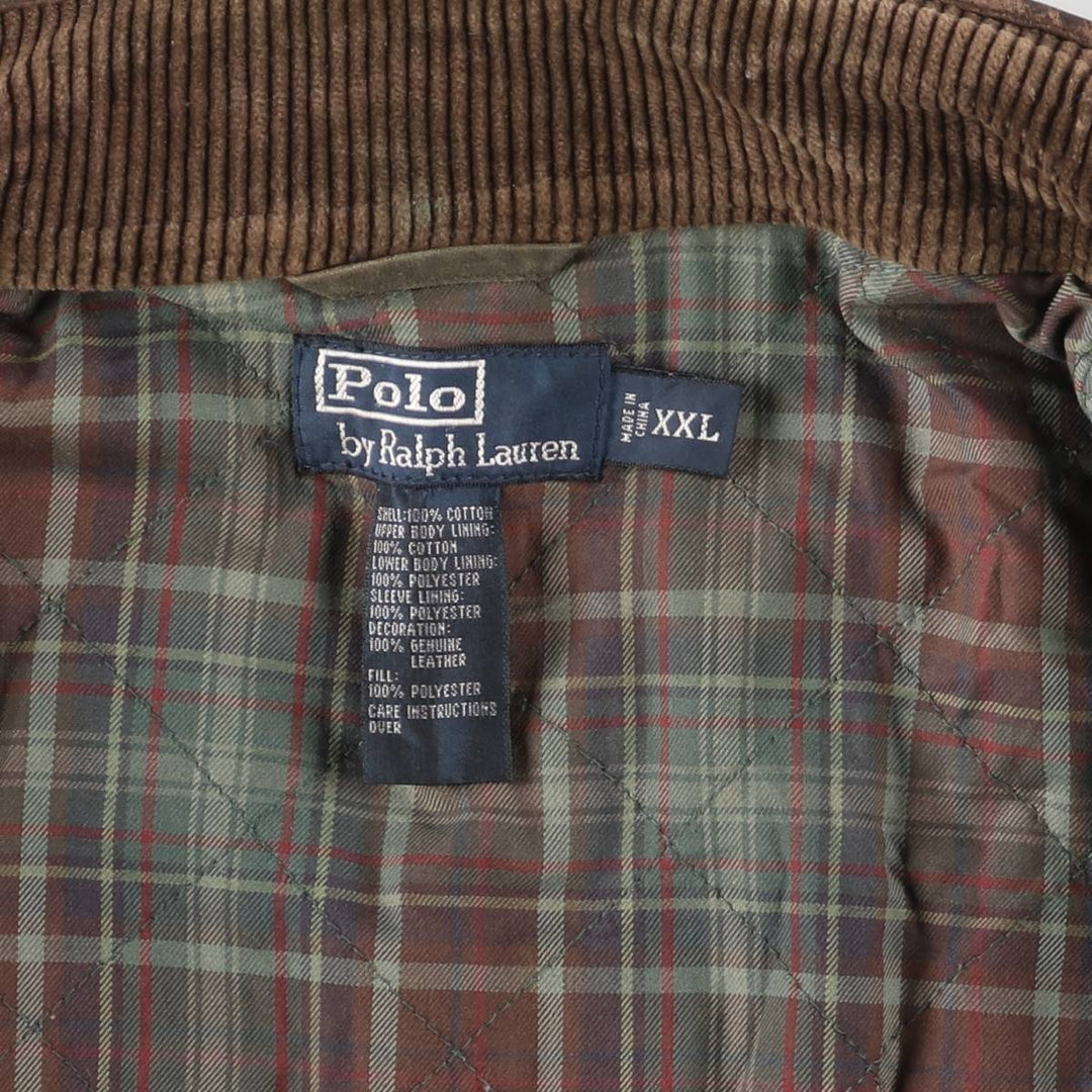 Special Price: Ralph Lauren POLO by Ralph Lauren Waxed Cotton Oiled Jacket, Men's Size XXL cotton Khaki type Vintage Second Hand