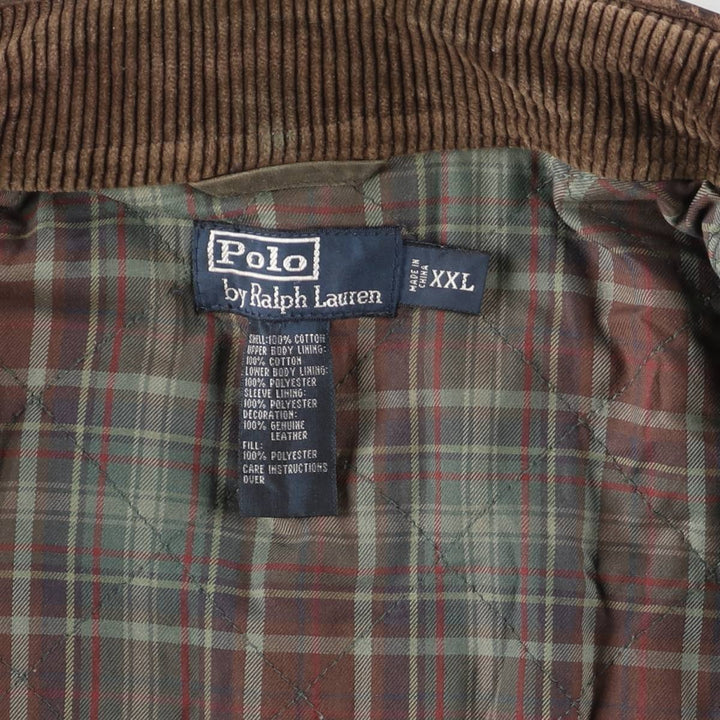 Special Price: Ralph Lauren POLO by Ralph Lauren Waxed Cotton Oiled Jacket, Men's Size XXL cotton Khaki type Vintage Second Hand