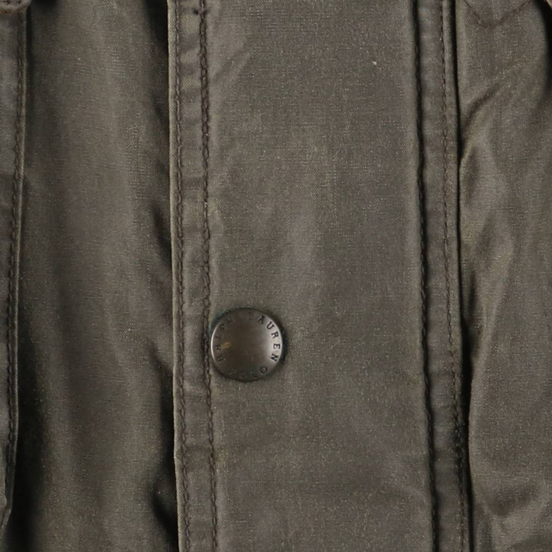 Special Price: Ralph Lauren POLO by Ralph Lauren Waxed Cotton Oiled Jacket, Men's Size XXL cotton Khaki type Vintage Second Hand