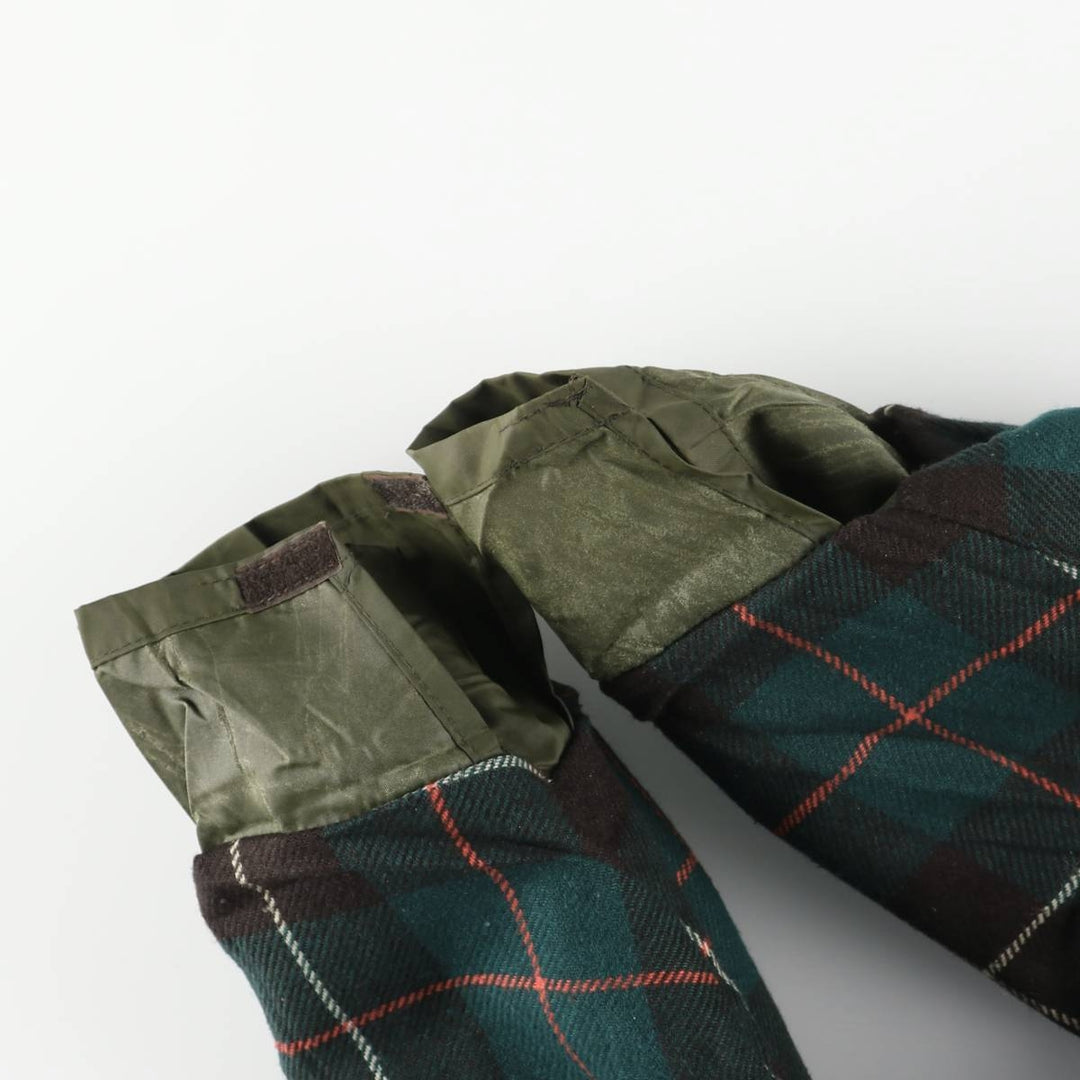 80s-90'S Barbour Northumbria 3-Warrant Waxed Cotton Oiled Jacket, Made in England, Men's XL unclear Khaki type Vintage Second Hand