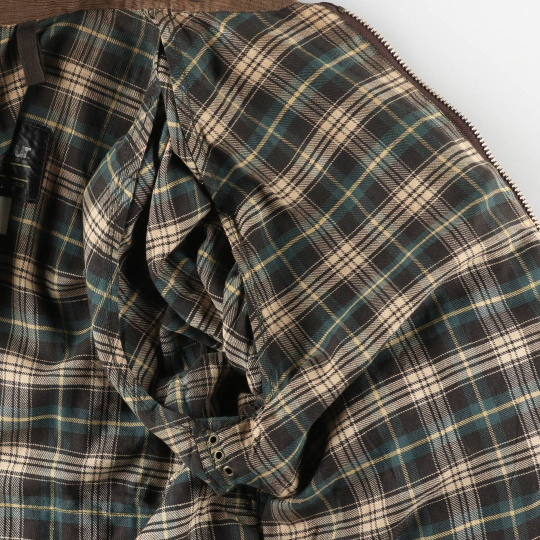 Vintage 1980'S Barbour Beaufort 2 Warrant Oiled Hunting Jacket, Made in England, Men's Size L unclear Khaki type Vintage Second Hand