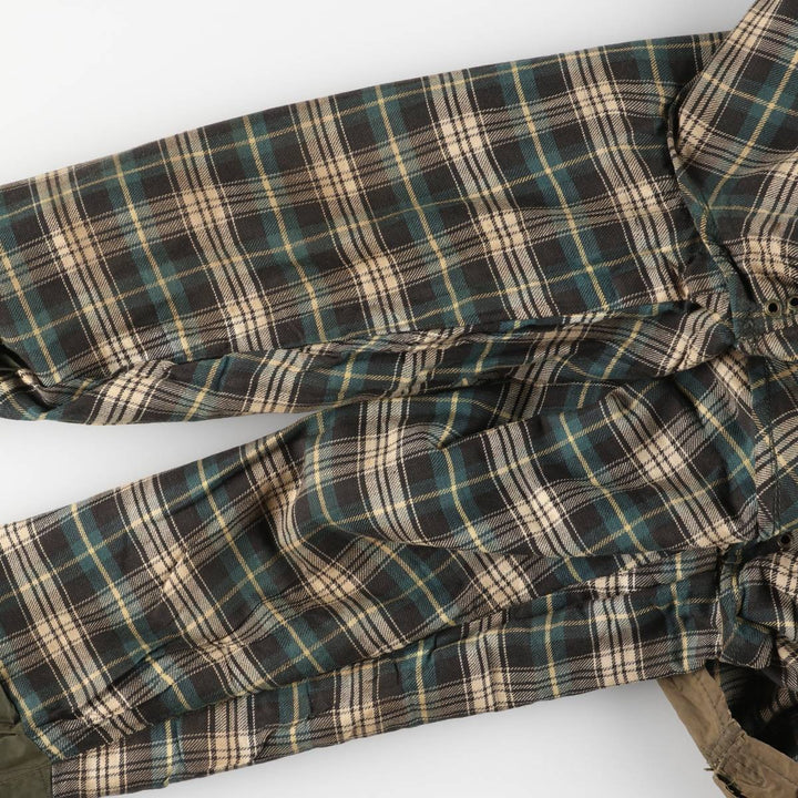 Vintage 1980'S Barbour Beaufort 2 Warrant Oiled Hunting Jacket, Made in England, Men's Size L unclear Khaki type Vintage Second Hand