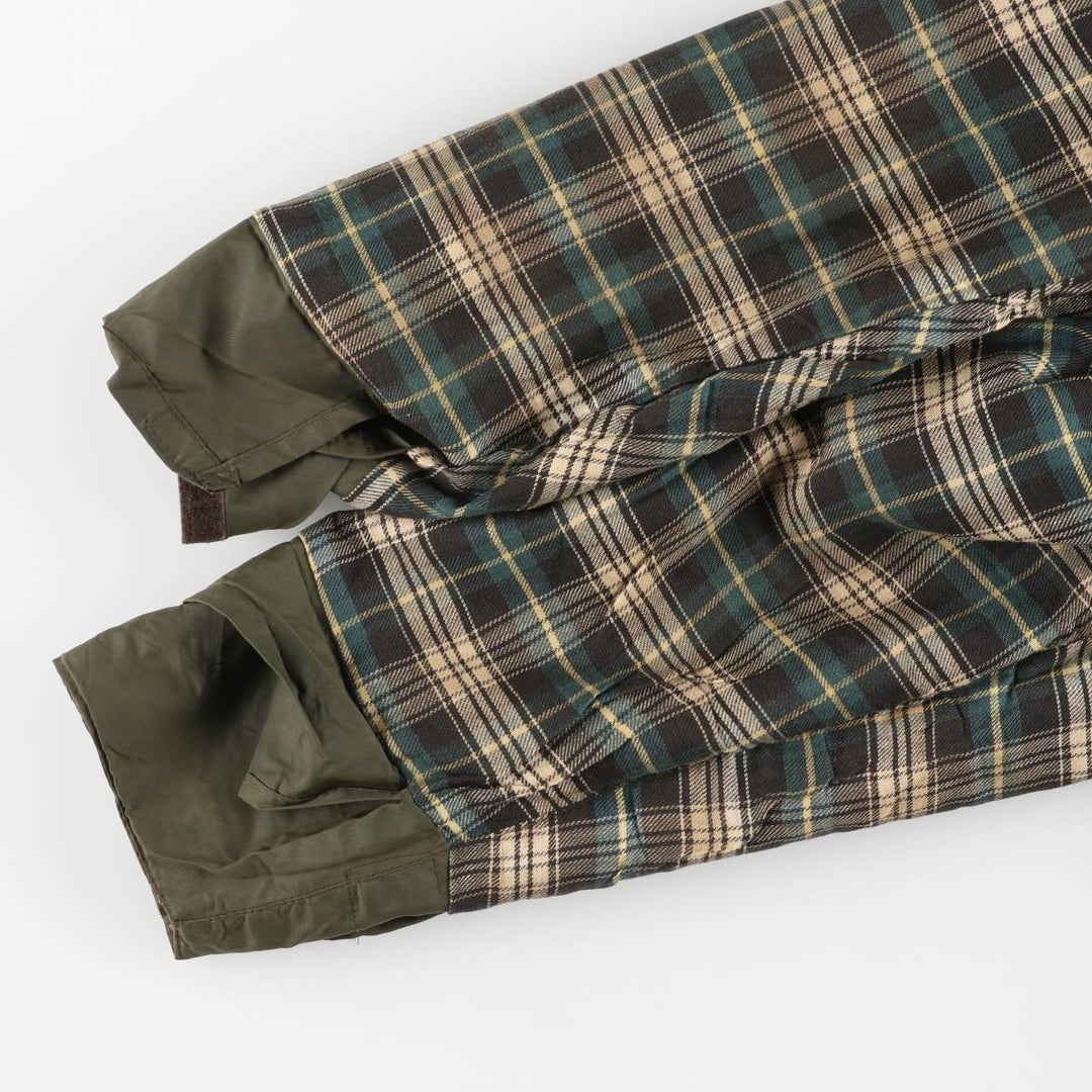 Vintage 1980'S Barbour Beaufort 2 Warrant Oiled Hunting Jacket, Made in England, Men's Size L unclear Khaki type Vintage Second Hand