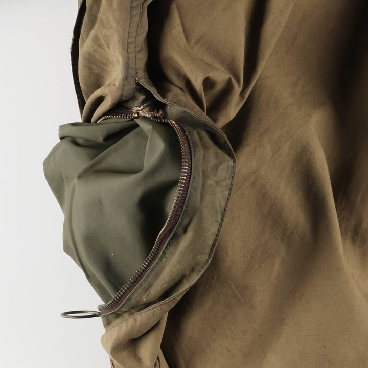 Vintage 1980'S Barbour Beaufort 2 Warrant Oiled Hunting Jacket, Made in England, Men's Size L unclear Khaki type Vintage Second Hand