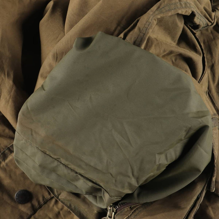 Vintage 1980'S Barbour Beaufort 2 Warrant Oiled Hunting Jacket, Made in England, Men's Size L unclear Khaki type Vintage Second Hand