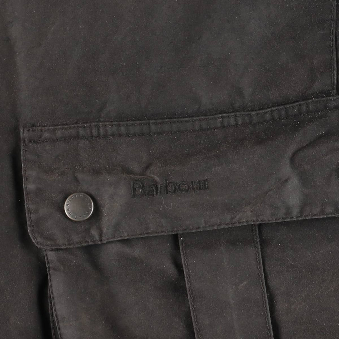 Barbour International 3-Warrant Insulated Waxed Cotton Oiled Jacket, Men's Size XL Waxed cotton brown type Vintage Second Hand