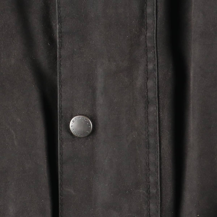 Barbour International 3-Warrant Insulated Waxed Cotton Oiled Jacket, Men's Size XL Waxed cotton brown type Vintage Second Hand