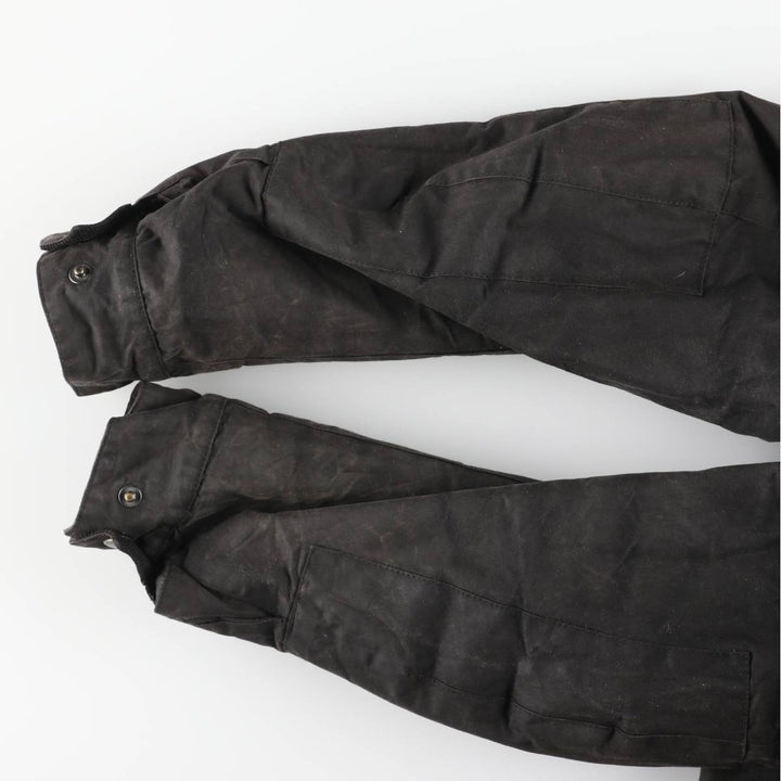 Barbour International 3-Warrant Insulated Waxed Cotton Oiled Jacket, Men's Size XL Waxed cotton brown type Vintage Second Hand