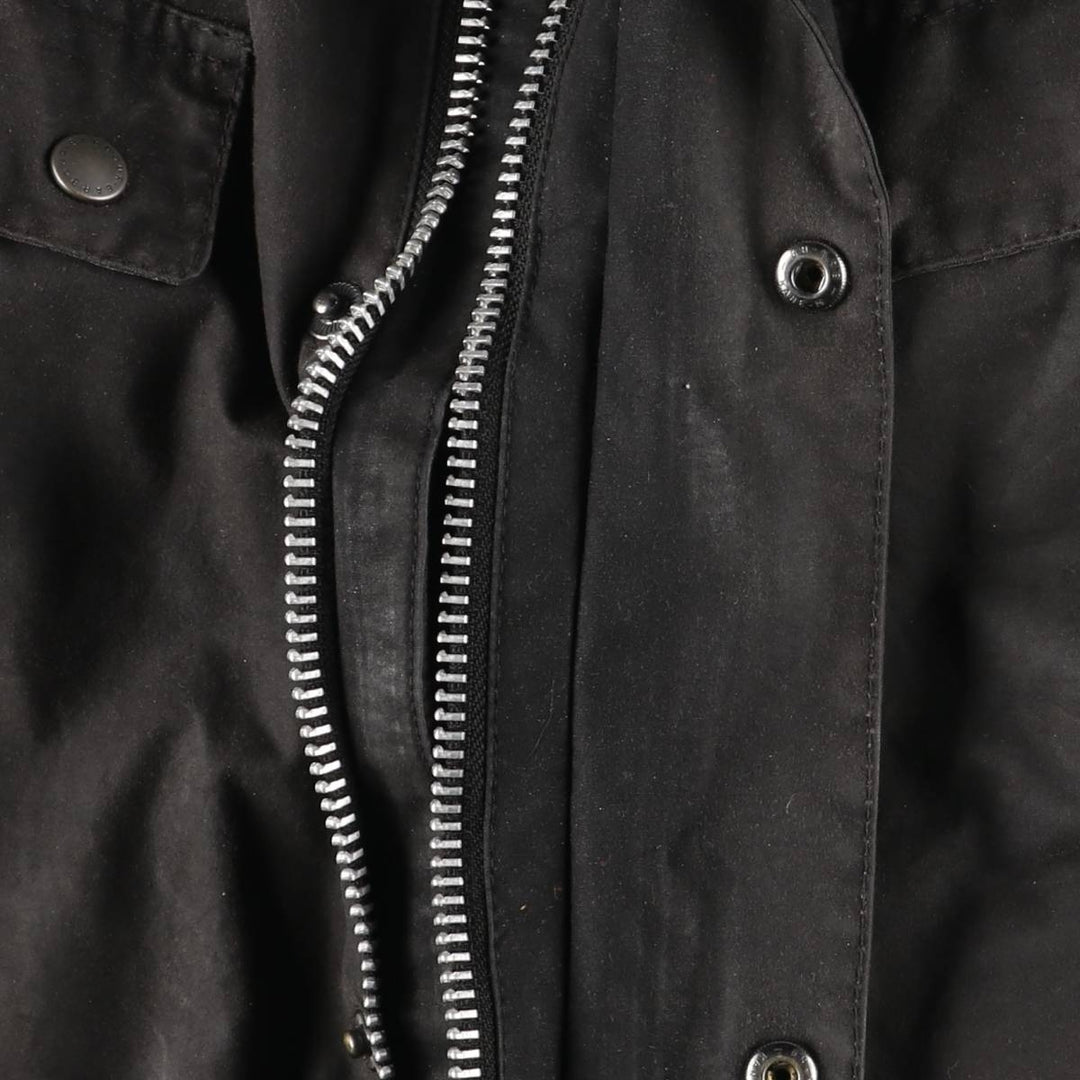 Barbour International 3-Warrant Insulated Waxed Cotton Oiled Jacket, Men's Size XL Waxed cotton brown type Vintage Second Hand