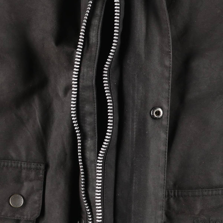 Barbour International 3-Warrant Insulated Waxed Cotton Oiled Jacket, Men's Size XL Waxed cotton brown type Vintage Second Hand