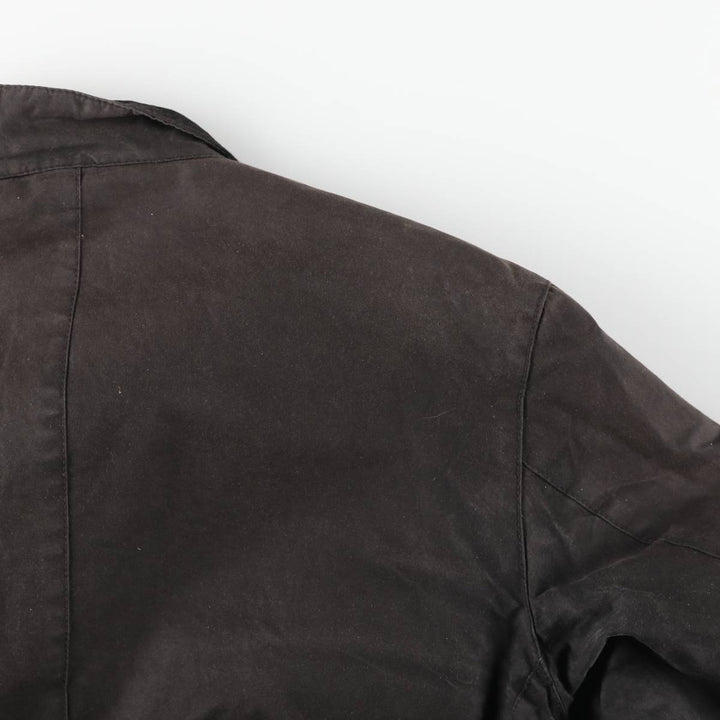 Barbour International 3-Warrant Insulated Waxed Cotton Oiled Jacket, Men's Size XL Waxed cotton brown type Vintage Second Hand