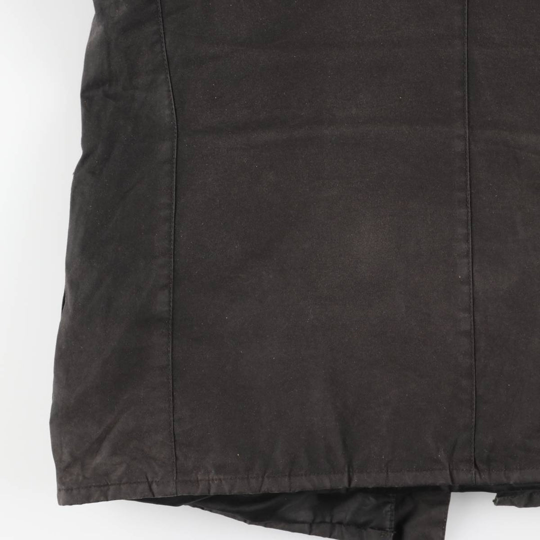 Barbour International 3-Warrant Insulated Waxed Cotton Oiled Jacket, Men's Size XL Waxed cotton brown type Vintage Second Hand