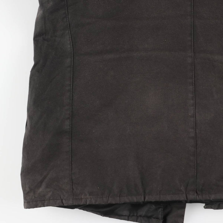 Barbour International 3-Warrant Insulated Waxed Cotton Oiled Jacket, Men's Size XL Waxed cotton brown type Vintage Second Hand