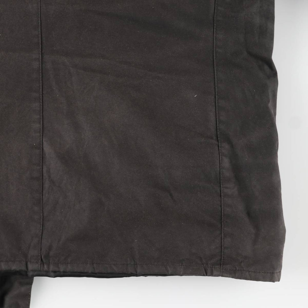 Barbour International 3-Warrant Insulated Waxed Cotton Oiled Jacket, Men's Size XL Waxed cotton brown type Vintage Second Hand