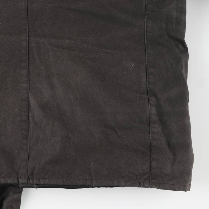 Barbour International 3-Warrant Insulated Waxed Cotton Oiled Jacket, Men's Size XL Waxed cotton brown type Vintage Second Hand