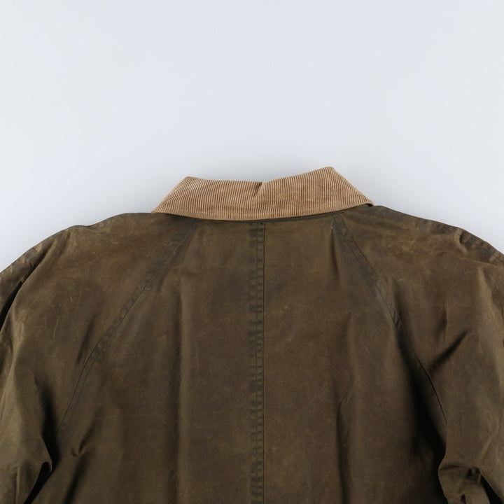 Ralph Lauren waxed cotton oiled jacket, made in the USA, men's size M unclear Khaki type Vintage Second Hand