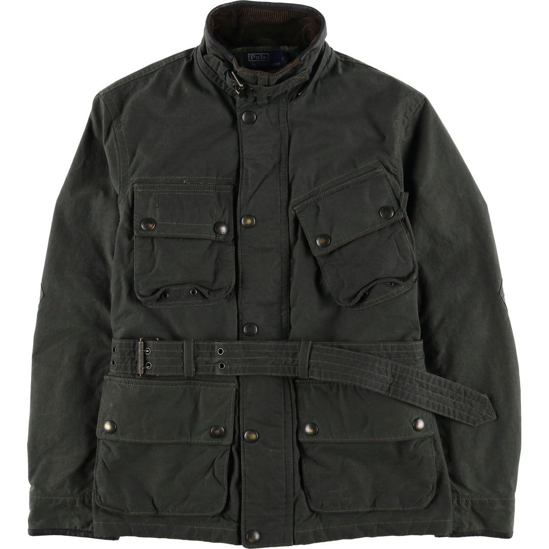 Ralph Lauren POLO by Ralph Lauren Waxed Cotton Oiled Jacket, Men's Size XS (approx.) cotton Green type dark green Vintage Second Hand