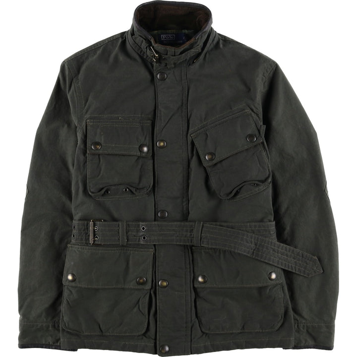 Ralph Lauren POLO by Ralph Lauren Waxed Cotton Oiled Jacket, Men's Size XS (approx.) cotton Green type dark green Vintage Second Hand