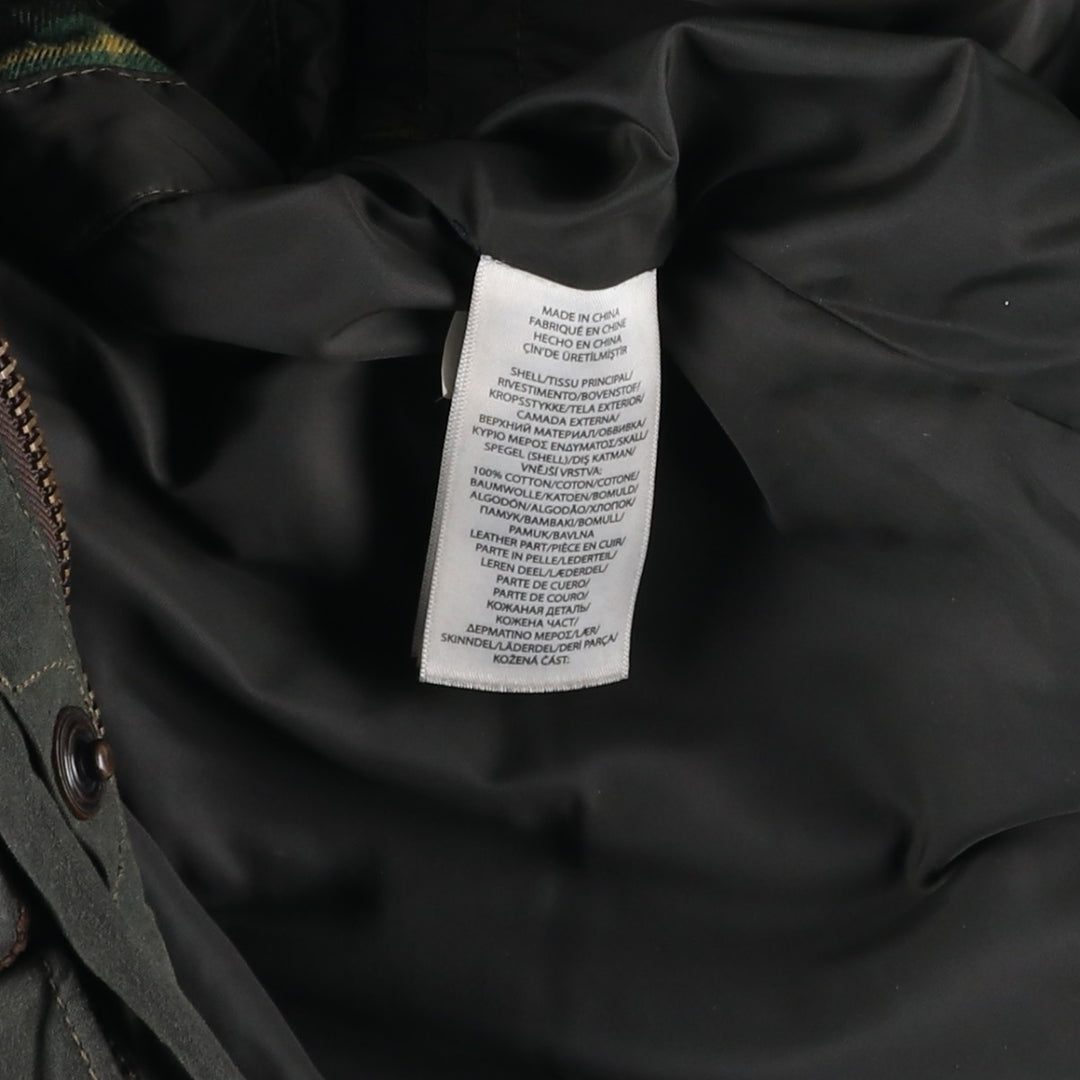 Ralph Lauren POLO by Ralph Lauren Waxed Cotton Oiled Jacket, Men's Size XS (approx.) cotton Green type dark green Vintage Second Hand