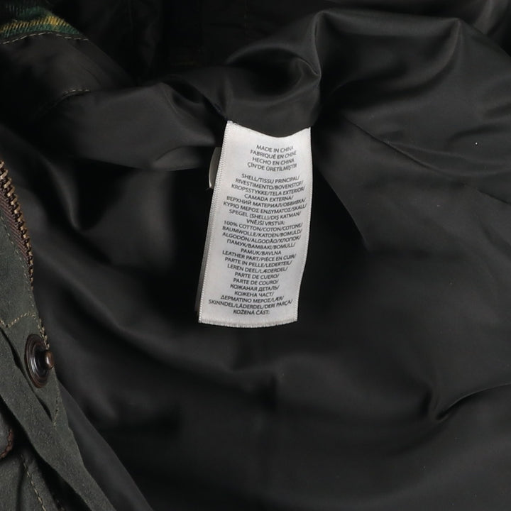 Ralph Lauren POLO by Ralph Lauren Waxed Cotton Oiled Jacket, Men's Size XS (approx.) cotton Green type dark green Vintage Second Hand