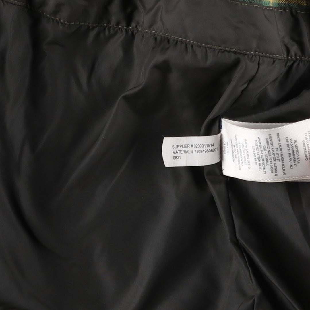 Ralph Lauren POLO by Ralph Lauren Waxed Cotton Oiled Jacket, Men's Size XS (approx.) cotton Green type dark green Vintage Second Hand