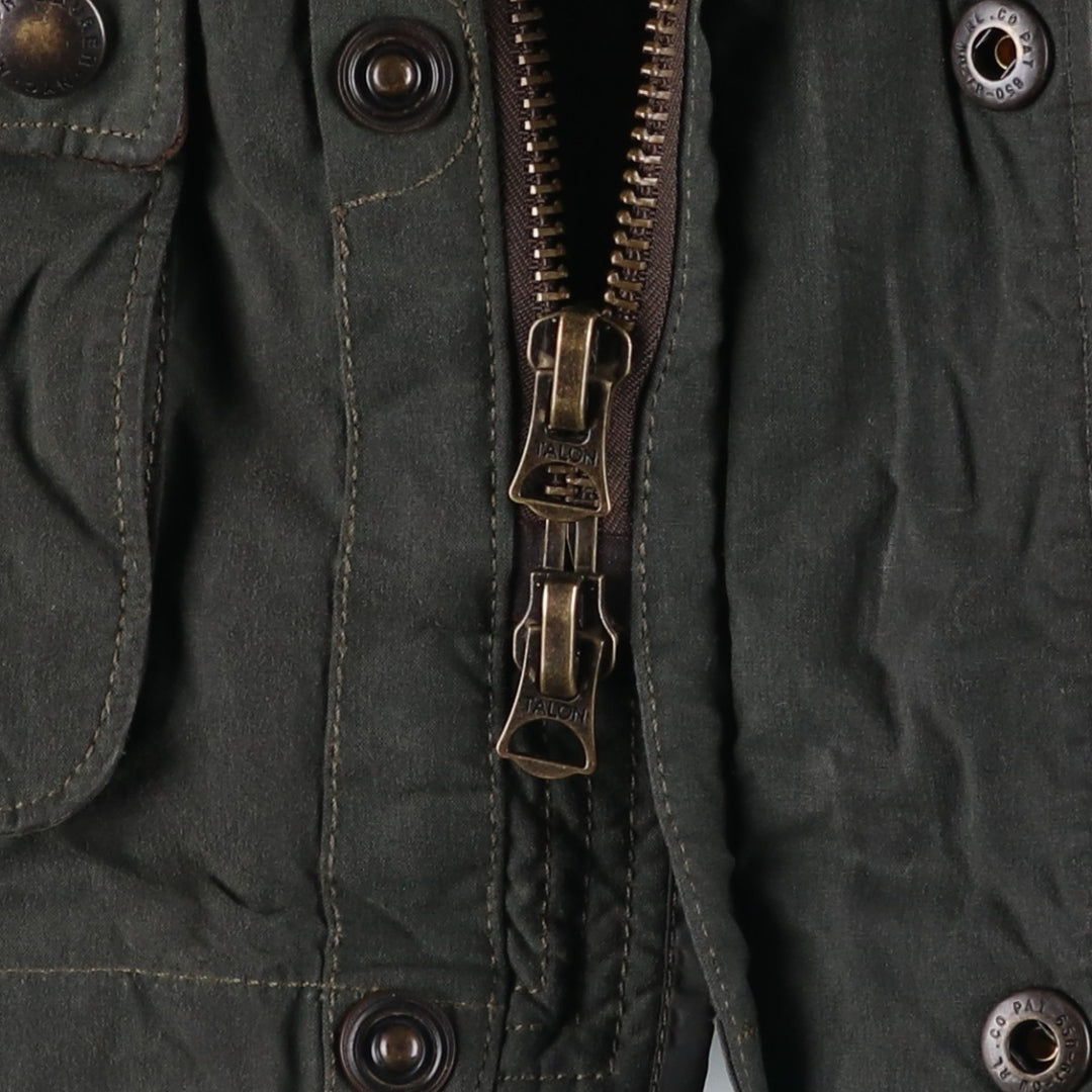 Ralph Lauren POLO by Ralph Lauren Waxed Cotton Oiled Jacket, Men's Size XS (approx.) cotton Green type dark green Vintage Second Hand