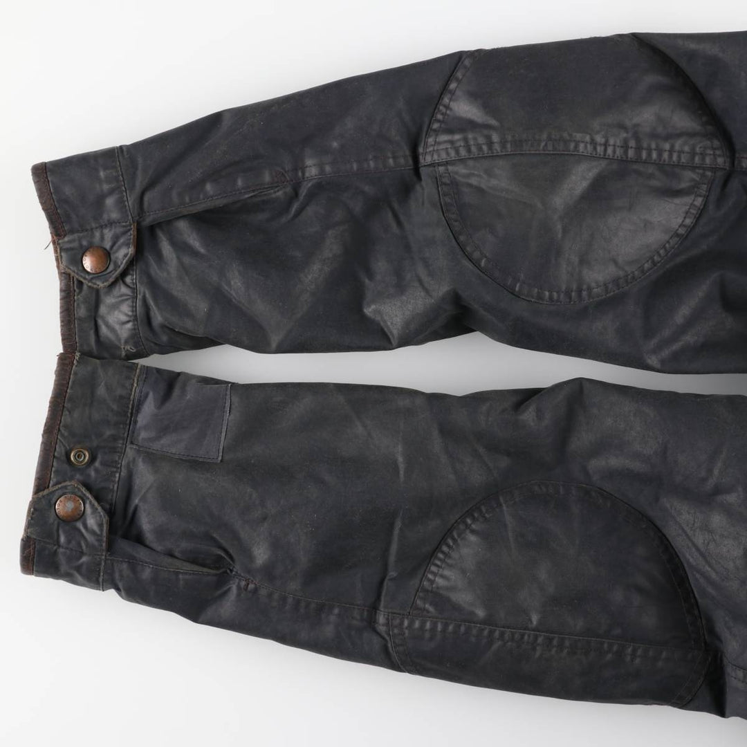 Ralph Lauren POLO by Ralph Lauren padded waxed cotton oiled jacket, men's size XL cotton navy blue type Vintage Second Hand