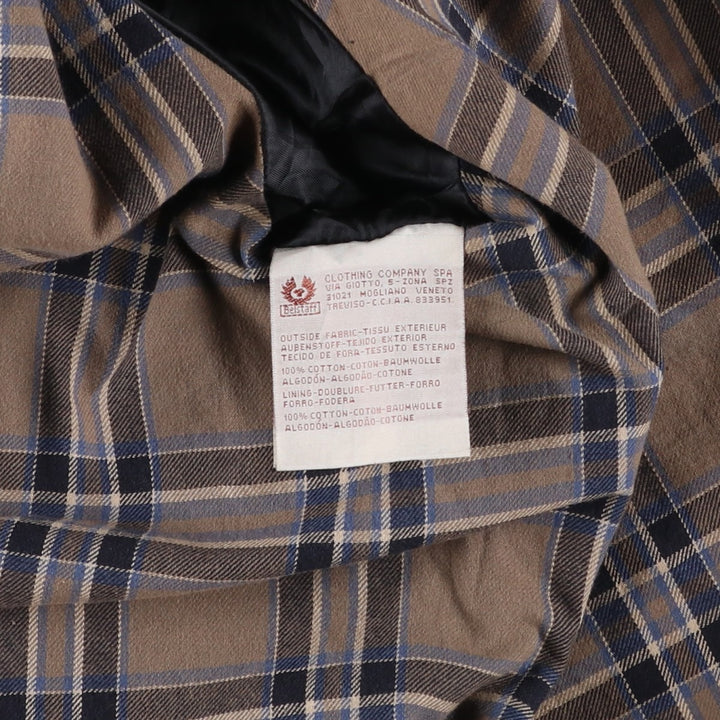 Belstaff Tour Master Trophy Jacket, Gold Label, Waxed Cotton, Oiled Jacket, Men's XL cotton brown type Vintage Second Hand