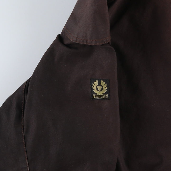Belstaff Tour Master Trophy Jacket, Gold Label, Waxed Cotton, Oiled Jacket, Men's XL cotton brown type Vintage Second Hand