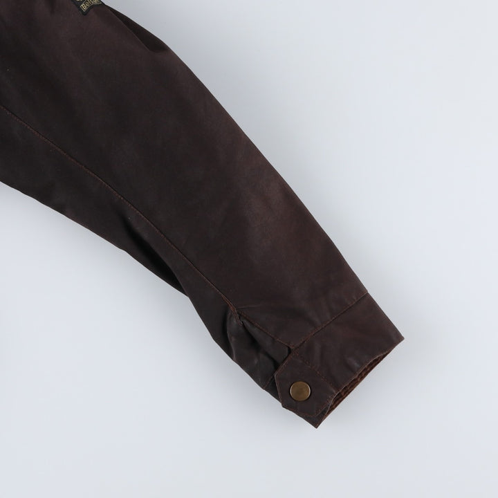 Belstaff Tour Master Trophy Jacket, Gold Label, Waxed Cotton, Oiled Jacket, Men's XL cotton brown type Vintage Second Hand