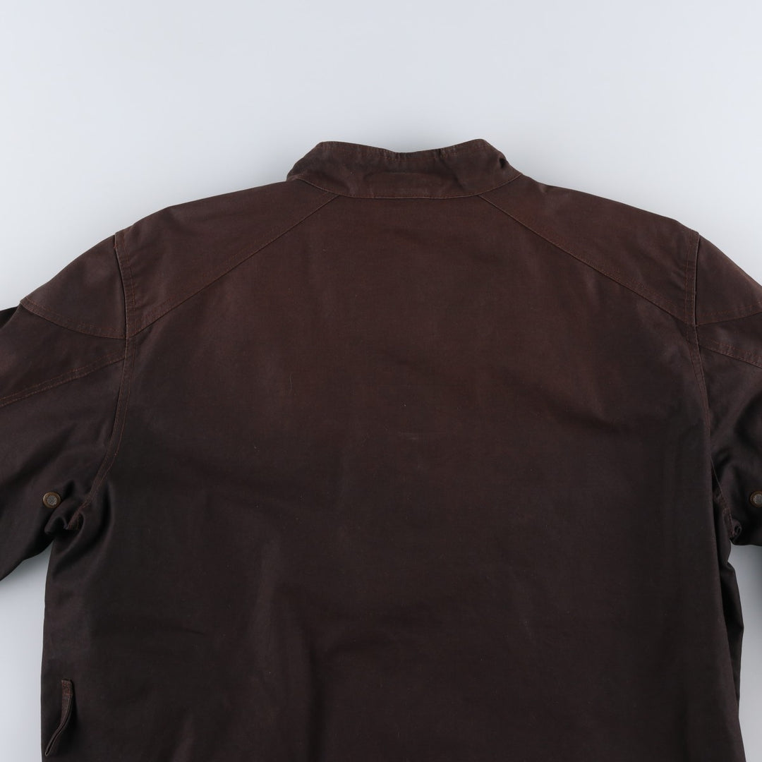Belstaff Tour Master Trophy Jacket, Gold Label, Waxed Cotton, Oiled Jacket, Men's XL cotton brown type Vintage Second Hand
