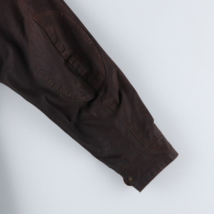 Belstaff Tour Master Trophy Jacket, Gold Label, Waxed Cotton, Oiled Jacket, Men's XL cotton brown type Vintage Second Hand