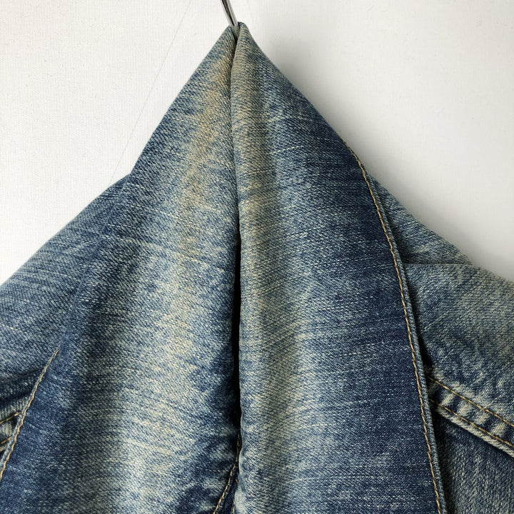 Levi's Cut-off Denim Vest, Men's Size L cotton blue type Vintage Second Hand