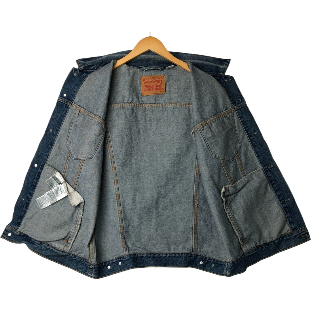 Levi's Painted Cut-Off Denim Vest, Men's Size XL cotton blue type Vintage Second Hand