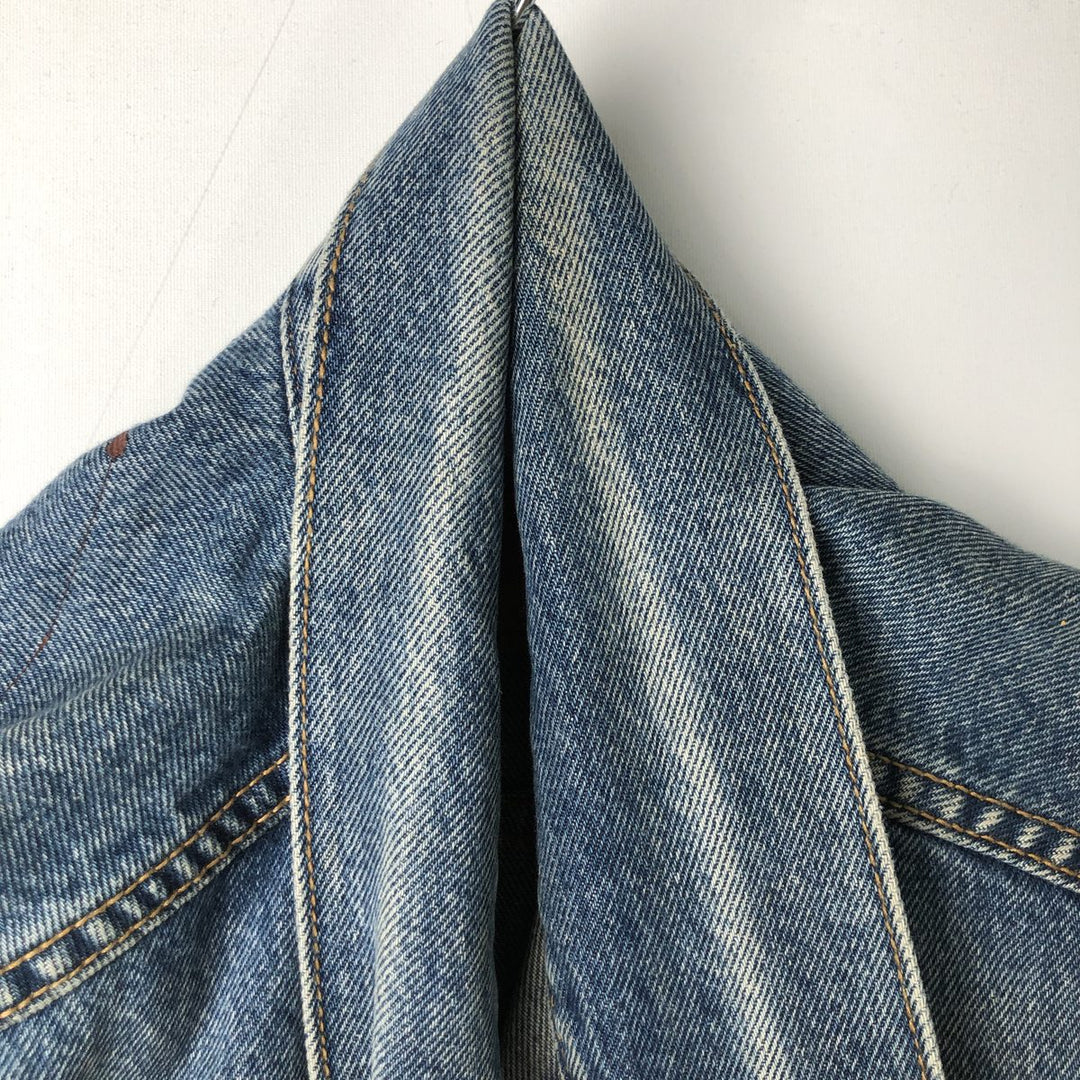 Levi's Painted Cut-Off Denim Vest, Men's Size XL cotton blue type Vintage Second Hand