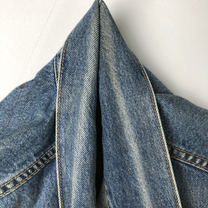 Levi's Painted Cut-Off Denim Vest, Men's Size XL cotton blue type Vintage Second Hand