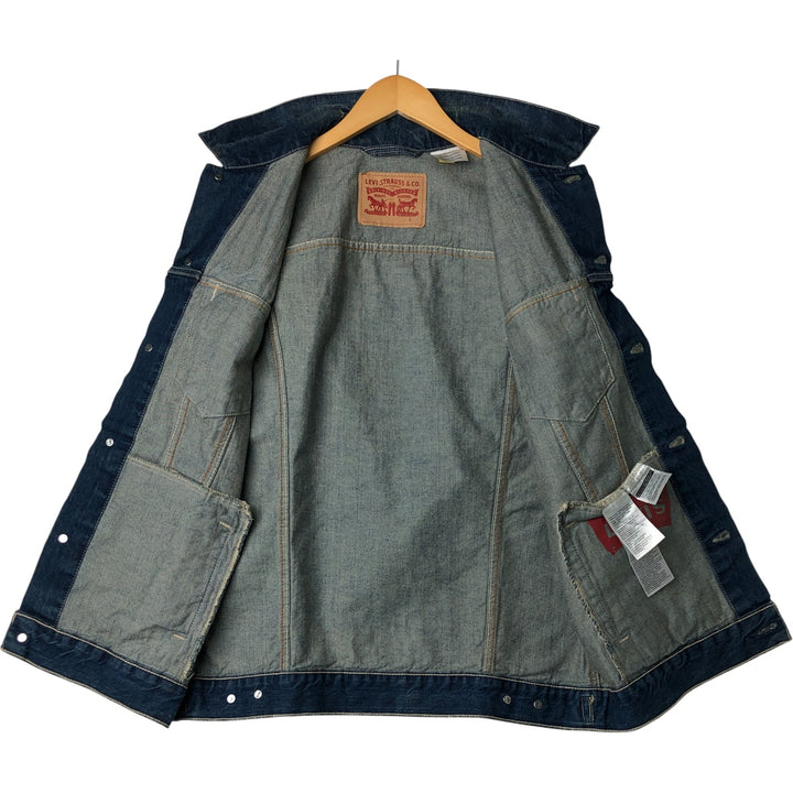 Levi's Cut-off Denim Vest, Men's Size L cotton blue type Vintage Second Hand